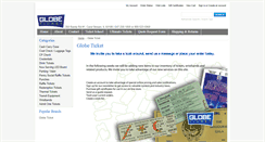 Desktop Screenshot of globeticket.com